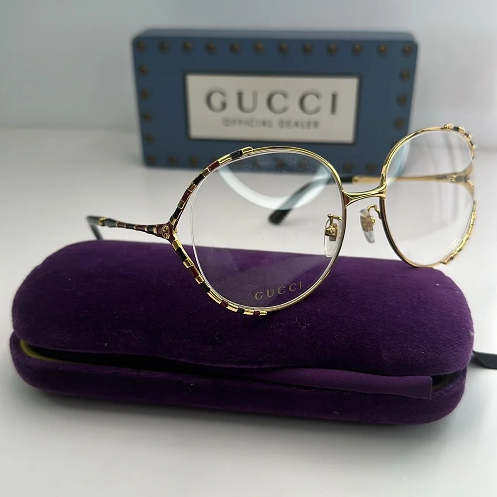 New Authentic Gucci GG0596OA - Alternate Fit Eyeglasses Women